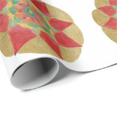 Mandala ster handbeschilderd inpakpapier (Rol Hoek)