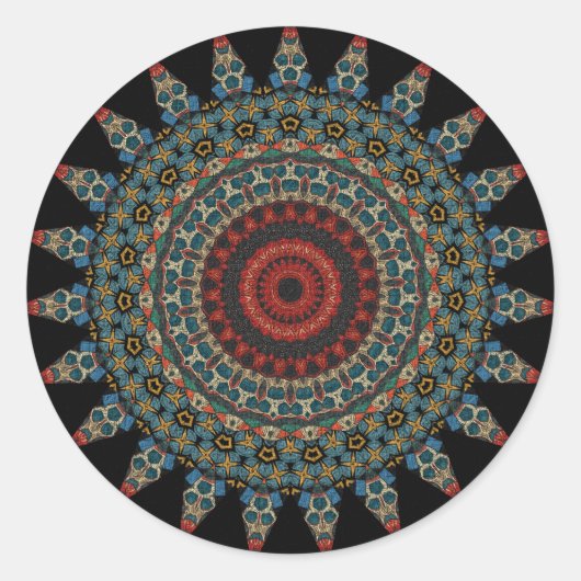 Mandala sticker (Voorkant)