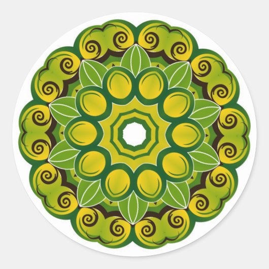 Mandala Sticker (Voorkant)