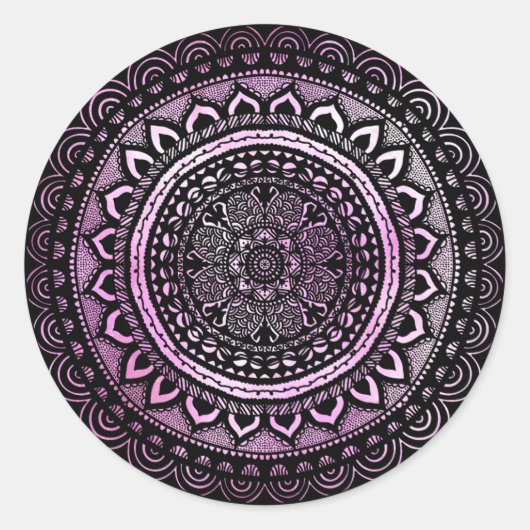 Mandala sticker (Voorkant)