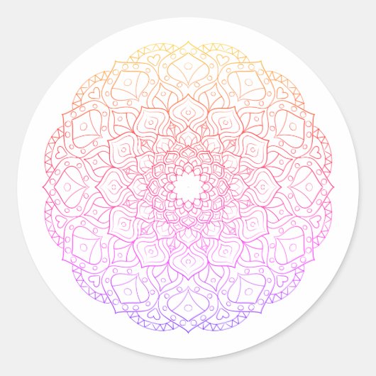 Mandala Sticker (Voorkant)