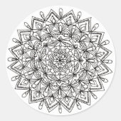 Mandala Sticker (Voorkant)