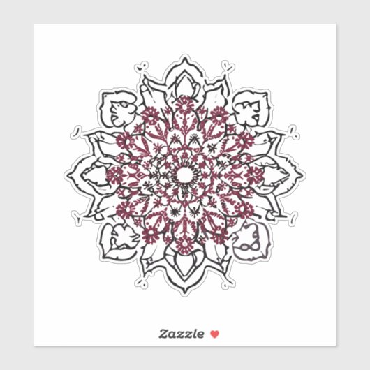 mandala sticker (Vel)