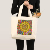 Mandala-stijl Grote Tote Bag (Voorkant (product))