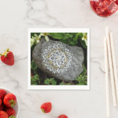 Mandala Stone fotopapier servetten (Insitu)