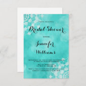 Mandala strand bruids douche uitnodigingen (Voorkant / Achterkant)