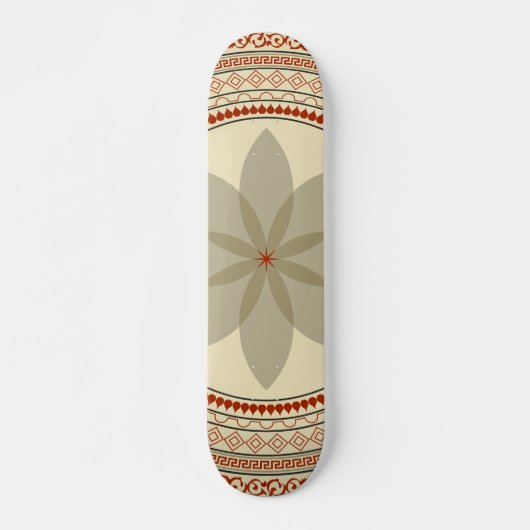 Mandala Style Design #1 Skateboard (Voorkant)
