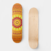 Mandala Style Design #3 Skateboard (Voorkant)