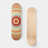 Mandala Style Design #4 Skateboard (Voorkant)