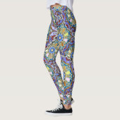 Mandala Style Doodle Art Lagen Leggings (Links)