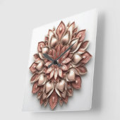 mandala style ornament vierkante klok (Hoek)