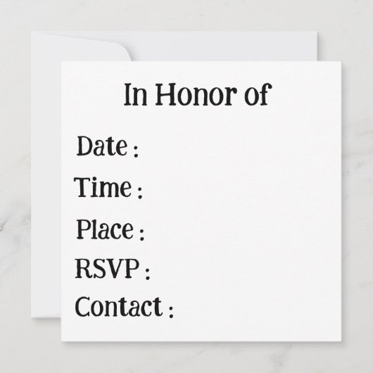 Mandala Surprise Feest Kaart (Achterkant)