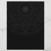 Mandala Symbool, Tattoo & body Piercing Studio Flyer (Achterkant)