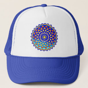 Mandala Symbool van de Perfectie Trucker Pet