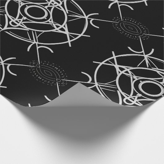 Mandala, symmetrische kunst cadeaupapier (Hoek)