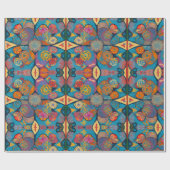 Mandala, symmetrische kunst cadeaupapier (Vlak)