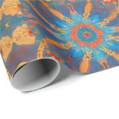 Mandala, symmetrische kunst cadeaupapier (Rol Hoek)