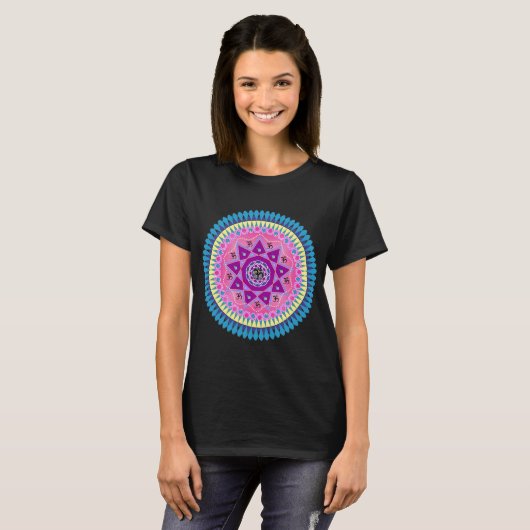 Mandala t-shirt (Voorkant volledig)