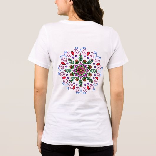 Mandala T-shirt  (Achterkant)