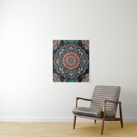 Mandala Tapestry Wandkleed (In situ)