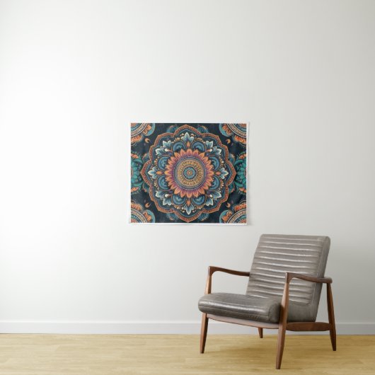 Mandala Tapestry Wandkleed (In Situ (horizontaal))