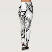 Mandala Tattoo Henna Leggings (Achterkant)