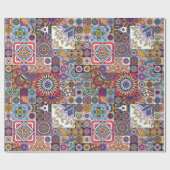 Mandala Tegel Pattern Cadeaupapier (Vlak)