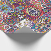Mandala Tegel Pattern Cadeaupapier (Hoek)