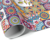 Mandala Tegel Pattern Cadeaupapier (Rol Hoek)