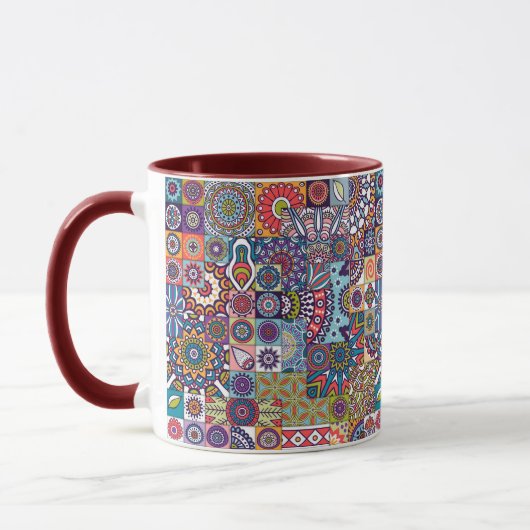 Mandala Tegel Pattern Mok (Links)