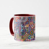 Mandala Tegel Pattern Mok (Voorkant links)