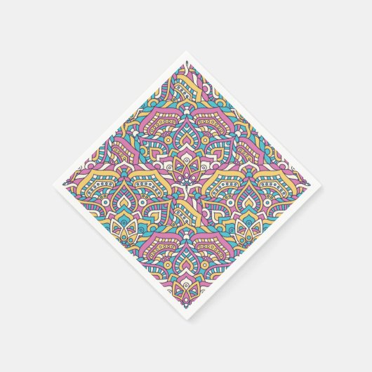 Mandala Tegel Pattern Servet (Hoek)