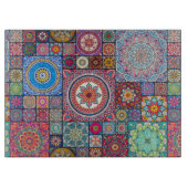 Mandala Tegel Pattern Snijplank (Voorkant)