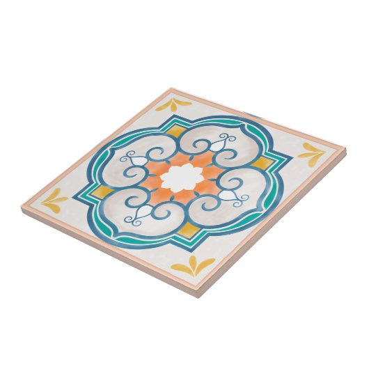 Mandala Tegel Pattern Tegeltje (Zijkant)