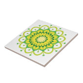 Mandala tegels kleurrijk tegeltje (Zijkant)