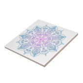 Mandala tegels kleurrijk tegeltje (Zijkant)