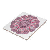 Mandala tegels kleurrijk tegeltje (Zijkant)