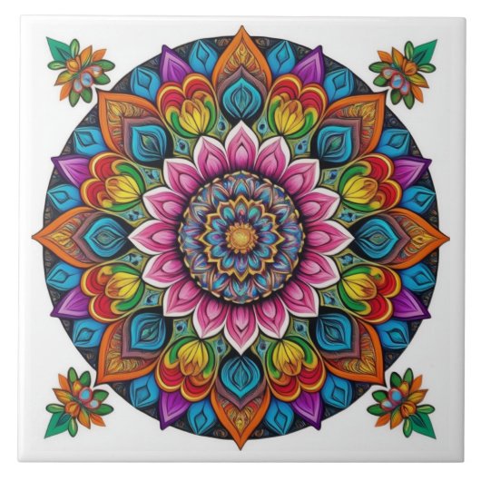 Mandala Tegeltje (Voorkant)
