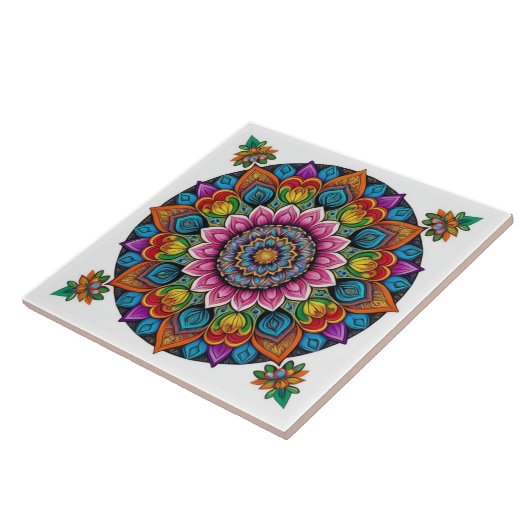 Mandala Tegeltje (Zijkant)