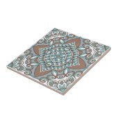 mandala tegeltje (Zijkant)