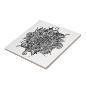 Mandala | tegeltje (Zijkant)