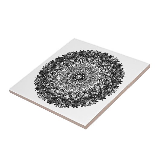 Mandala Tegeltje (Zijkant)