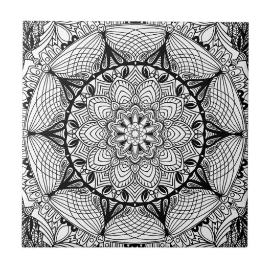 Mandala Tegeltje (Voorkant)