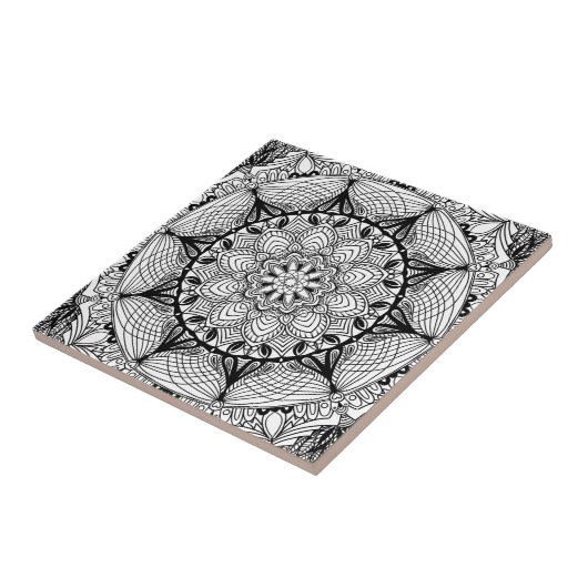 Mandala Tegeltje (Zijkant)