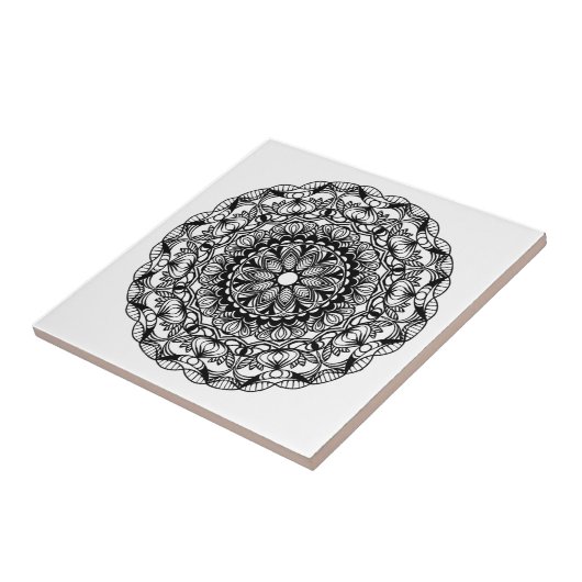 Mandala Tegeltje (Zijkant)