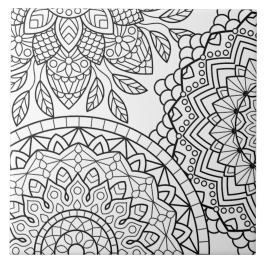 Mandala Tegeltje (Voorkant)