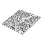Mandala Tegeltje (Zijkant)
