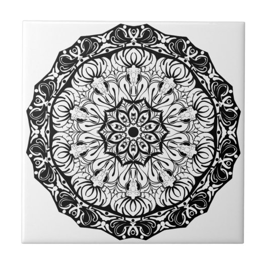 Mandala Tegeltje (Voorkant)