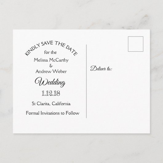 Mandala-thema Trouwkaart Save the Date Aankondigingskaart (Achterkant)