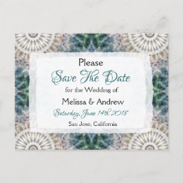 Mandala-thema trouwkaart Save the Date Aankondigingskaart